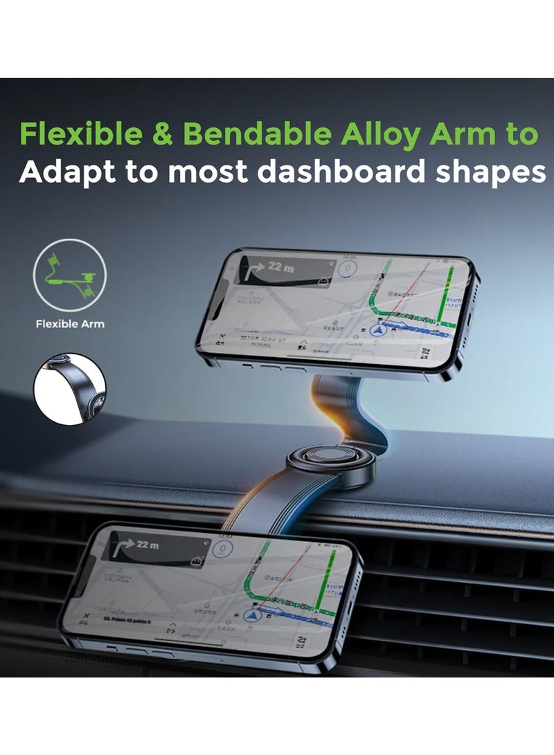 Chappeline ST7 Magsafe Dashboard Magnetic Bracket Holder 360 Degree Rotation - Black - Image 5